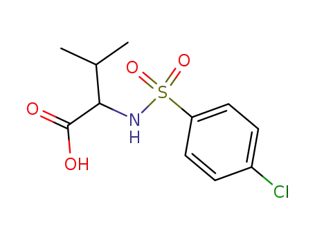 2-([(4- 클로로 페닐) 설 포닐] 아미노) -3- 메틸 부 탄산
