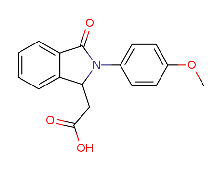 [2-(4-Methoxyphenyl)-3-oxo-2,3-dihydro-1H-isoindol-1-yl]acetic acid