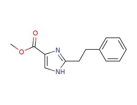 1H-Imidazole-4-carboxylic acid, 2-(2-phenylethyl)-, methyl ester