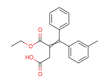 3-Carboethoxy-(4-phenyl, 4-(3-methylphenyl))-but-3-enoic acid