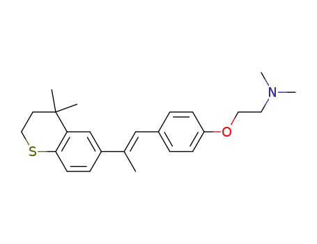 2-[p-[(E)-2-(3,4-dihydro-4,4-dimethyl-2H-1-benzothiopyran-6-yl)propenyl]phenoxy]-N,N-dimethylethylamine