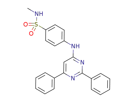 Benzenesulfonamide, 4-[(2,6-diphenyl-4-pyrimidinyl)amino]-N-methyl-