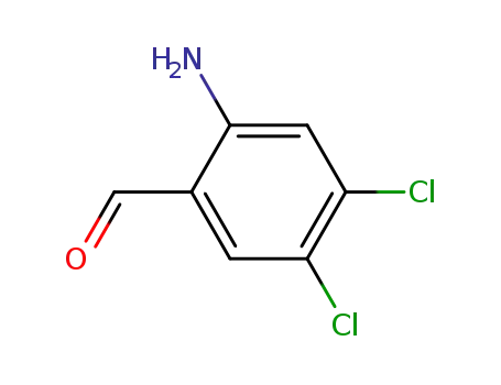 Molecular Structure of 163458-94-4 (2-AMINO-4,5-DICHLOROBENZALDEHYDE)