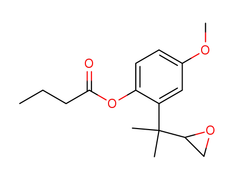Butanoic acid, 4-methoxy-2-(1-methyl-1-oxiranylethyl)phenyl ester