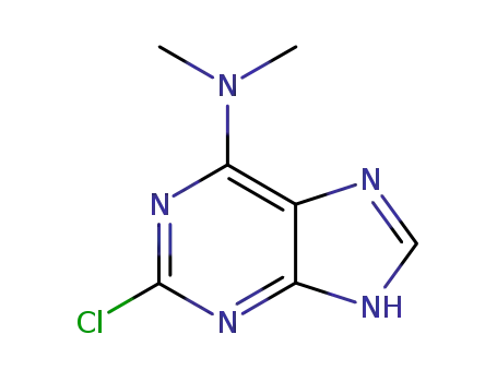 2-클로로-N,N-디메틸-9H-퓨린-6-아민