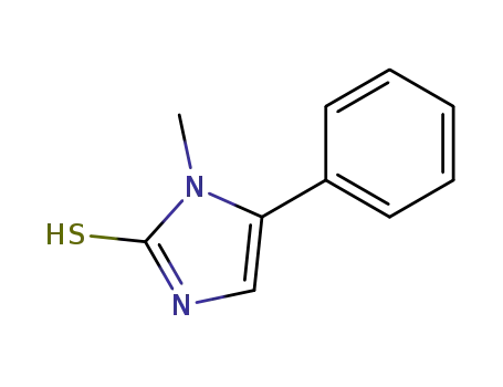 Molecular Structure of 25433-13-0 (1-METHYL-5-PHENYL-1H-IMIDAZOLE-2-THIOL)