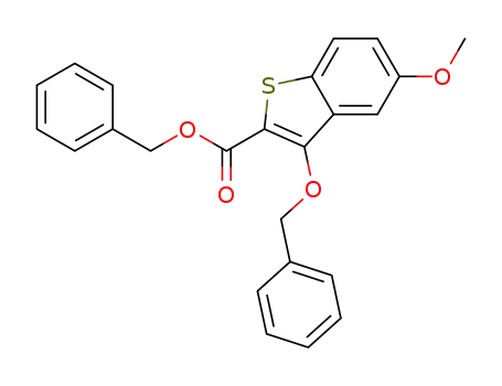 benzyl 3-benzyloxy-5-methoxy-1-benzo[b]thiophene-2-carboxylate