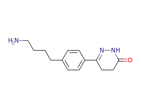 Molecular Structure of 186651-94-5 (6-[4-(4-aminobutyl)phenyl]-4,5-dihydropyridazin-3(2H)-one)