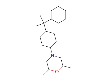 Molecular Structure of 116827-16-8 (4-[4-(1-cyclohexyl-1-methyl-ethyl)-cyclohexyl]-2,6-dimethyl-morpholine)
