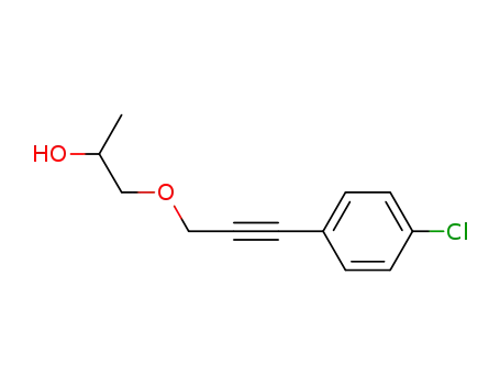 1-methyl-2-[3-(4-chlorophenyl)-2-propynyloxy]ethanol