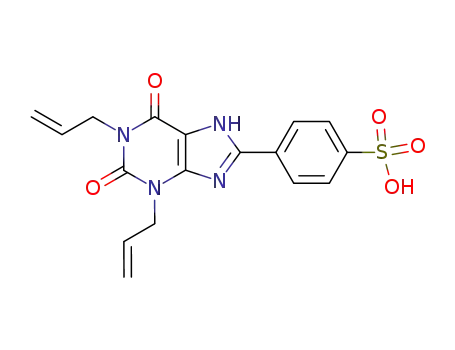 4-(2,3,6,7-tetrahydro-2,6-dioxo-1,3-di-2-propenyl-1H-purine-8-yl)benzenesulfonic acid