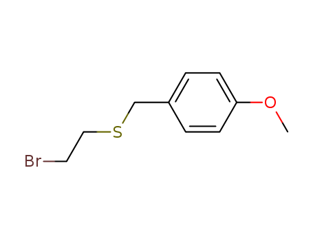 Benzene, 1-[[(2-bromoethyl)thio]methyl]-4-methoxy-