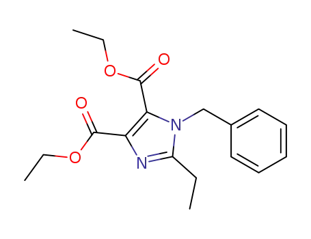 1H-Imidazole-4,5-dicarboxylic acid, 2-ethyl-1-(phenylmethyl)-, diethyl
ester