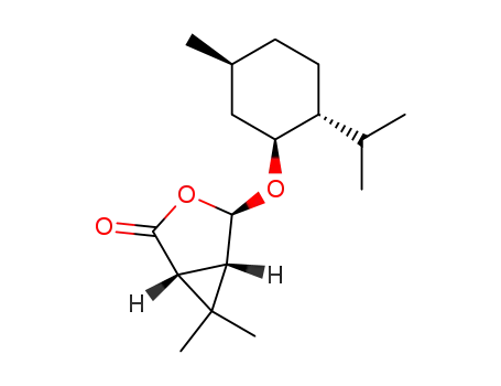 (1R,5S) 6,6-dimethyl-4(R)-[(1'S), (2'R), (5'S) 2'-isopropyl-5'-methyl-cyclohexanoxy]-3-oxabicyclo-(3,1,0)-hexan-2-one
