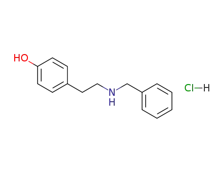 Phenol, 4-(2-((phenylmethyl)amino)ethyl)-, hydrochloride