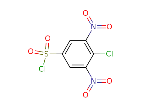 Molecular Structure of 35168-72-0 (Benzenesulfonyl chloride, 4-chloro-3,5-dinitro-)