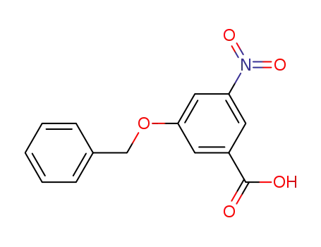 Molecular Structure of 63660-02-6 (Benzoic acid, 3-nitro-5-(phenylmethoxy)-)