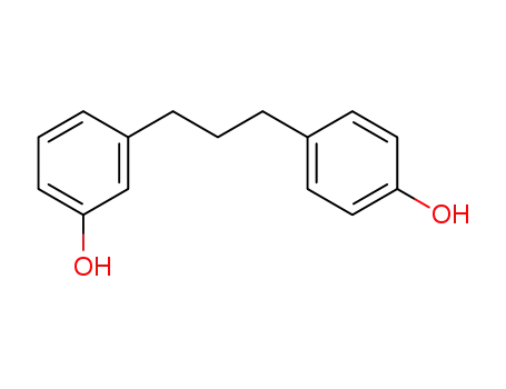 Molecular Structure of 63144-62-7 (Phenol, 3-[3-(4-hydroxyphenyl)propyl]-)