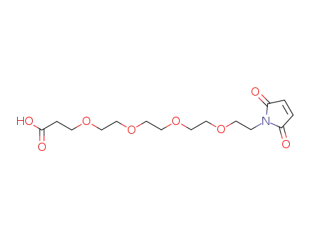 Molecular Structure of 518044-41-2 (Mal-PEG4-Acid)