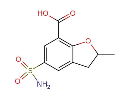 2-methyl-5-sulfamoyl-2,3-dihydrobenzofuran-7-carboxylic acid