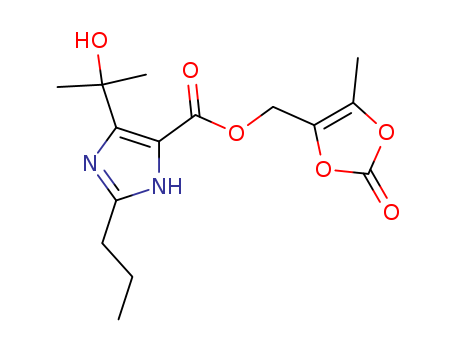 1H-Imidazole-4-carboxylic acid, 5-(1-hydroxy-1-methylethyl)-2-propyl-,  (5-methyl-2-oxo-1,3-dioxol-4-yl)methyl ester