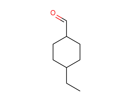 Molecular Structure of 167545-47-3 (Cyclohexanecarboxaldehyde, 4-ethyl-, trans- (9CI))