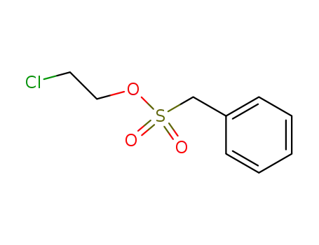 Molecular Structure of 98995-42-7 (phenyl-methanesulfonic acid-(2-chloro-ethyl ester))