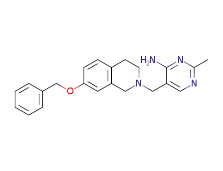 5-(7-benzyloxy-3,4-dihydro-1H-isoquinolin-2-ylmethyl)-2-methyl-pyrimidin-4-ylamine