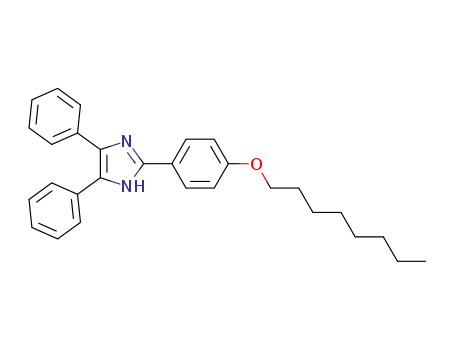 Molecular Structure of 153387-53-2 (1H-Imidazole, 2-[4-(octyloxy)phenyl]-4,5-diphenyl-)