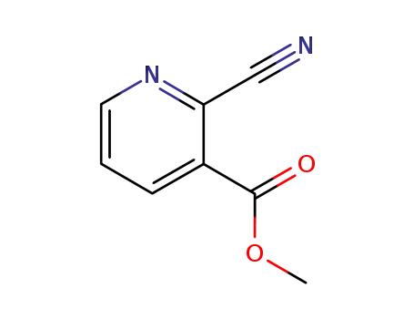 Molecular Structure of 75358-89-3 (methyl 2-cyanopyridine-3-carboxylate)