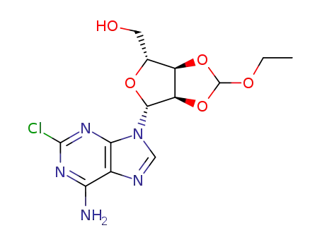 Adenosine, 2-chloro-2',3'-O-(ethoxymethylene)-