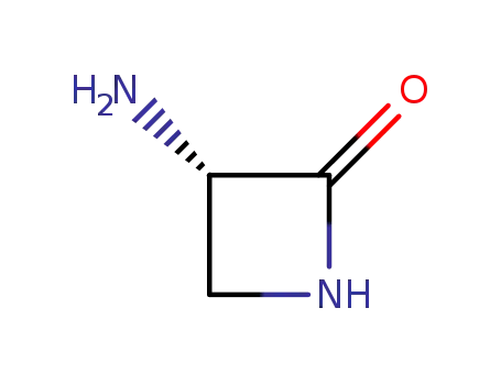 Molecular Structure of 80582-10-1 ((S)-3-AMino-2-azetidinone)