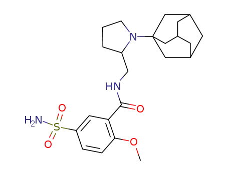 <i>N</i>-(1-adamantan-1-yl-pyrrolidin-2-ylmethyl)-2-methoxy-5-sulfamoyl-benzamide