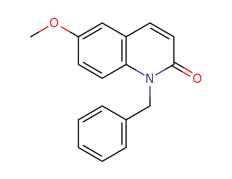 Molecular Structure of 63816-09-1 (1-benzyl-6-methoxyquinolin-2(1H)-one)