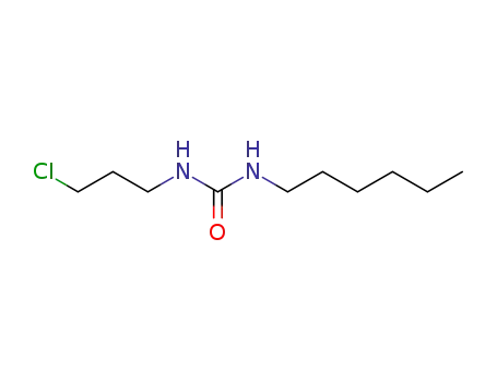 Molecular Structure of 95929-03-6 (Urea, N-(3-chloropropyl)-N'-hexyl-)