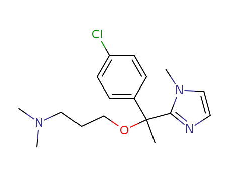 1-Propanamine,
3-[1-(4-chlorophenyl)-1-(1-methyl-1H-imidazol-2-yl)ethoxy]-N,N-dimethyl
-