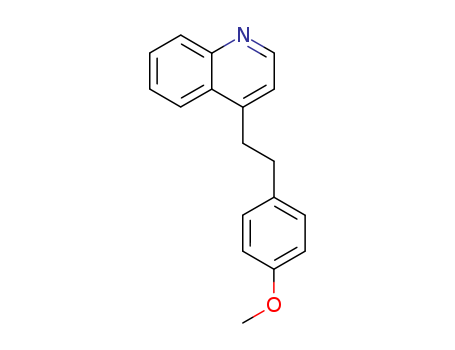 Quinoline,4-[2-(4-methoxyphenyl)ethyl]- cas  6285-79-6