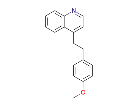 Molecular Structure of 6285-79-6 (4-[2-(4-methoxyphenyl)ethyl]quinoline)
