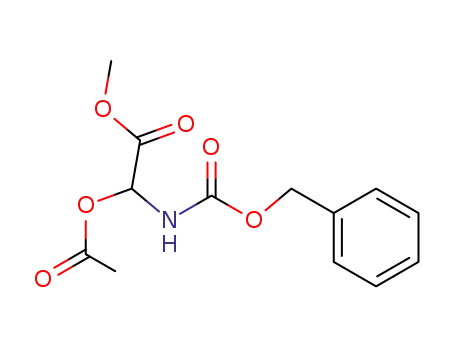 methyl 2-(benzyloxycarbonylamino)-2-(acetoxy)acetate