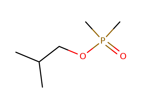 Molecular Structure of 61820-17-5 (DIMETHYLPHOSPHINIC ACID ISOBUTYL ESTER)