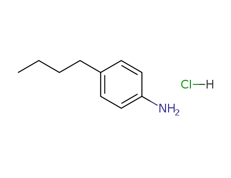 Molecular Structure of 13478-63-2 (4-butylanilinium chloride)