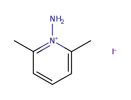 Molecular Structure of 36012-28-9 (Pyridinium, 1-amino-2,6-dimethyl-, iodide)