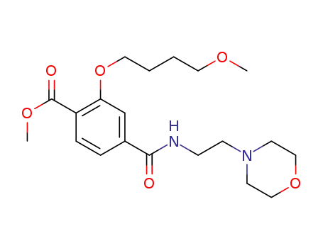 Benzoic acid,
2-(4-methoxybutoxy)-4-[[[2-(4-morpholinyl)ethyl]amino]carbonyl]-, methyl
ester
