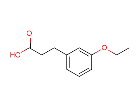 Molecular Structure of 28945-89-3 (3-(3-ETHOXYPHENYL)PROPIONIC ACID)
