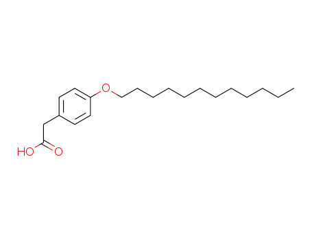 Molecular Structure of 79794-88-0 (Benzeneacetic acid, 4-(dodecyloxy)-)