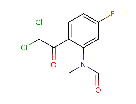 포름아미드, N-[2-(디클로로아세틸)-5-플루오로페닐]-N-메틸-(9CI)
