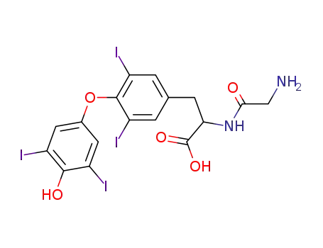 L-Tyrosine, N-glycyl-O-(4-hydroxy-3,5-diiodophenyl)-3,5-diiodo-