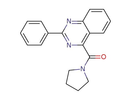 Pyrrolidine, 1-[(2-phenyl-4-quinazolinyl)carbonyl]-