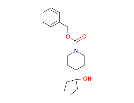 1-(Benzyloxycarbonyl)-4-(1-ethyl-1-hydroxypropyl)piperidine