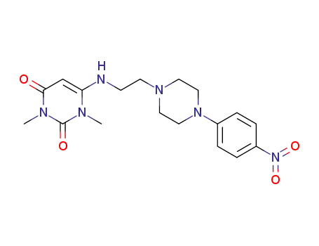 1,3-dimethyl-6-{2-[4-(4-nitrophenyl)piperazin-1yl]ethylamino}-2,4(1H,3H)-pyrimidinedione
